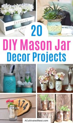 mason jar decor projects that are easy to make