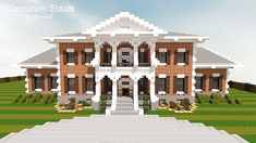 an image of a large house in minecraft