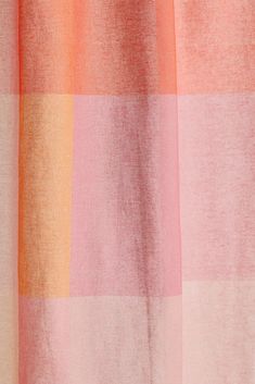 an orange, pink and yellow checkered fabric