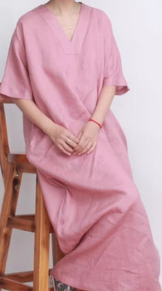 Summer Women's Linen Loose Long Dress Casual Plain Solid Linen Dress, Casual Plain Linen Summer Dress, Casual Linen Plain Dress, Casual Linen Solid Color Dress, Spring Linen Dress With Relaxed Fit, Spring Relaxed Fit Solid Linen Dress, Spring Relaxed Fit Solid Color Linen Dress, Relaxed Fit Solid Color Linen Dress For Spring, Solid Plain Linen Dress