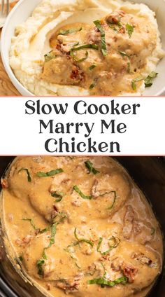 slow cooker mary me chicken is an easy and delicious meal