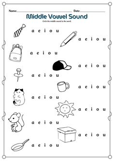 a worksheet with words and pictures for children to learn in french, including