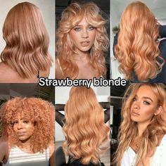 Strawberry Blonde Short Hair, Dimensional Strawberry Blonde, Best Blonde Hair, Blonde Shades, Strawberry Blonde Highlights, Blonde Hair Transformations, Strawberry Blonde Hair Color, Golden Blonde Hair