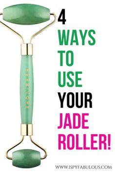 Jade rollers are on of the most affordable, effective ways to improve your skin! But, how exactly do you use them? It's easy! Here are 4 ways you can use your jade roller to get results, plus a great explanation of what exactly they can do for you. With jade and rose quartz roller options as low as under $10, there's a roller for you! #skincaretips #skincaretools #skincareroutine #jaderoller #cleanbeauty #beautyblog #ad #beautytips Nail Remedies, Jade Rollers, Jade Rolling, Rose Quartz Roller, Natural Botox, Quartz Roller, Skin Roller, Lymph Massage, Face Washing