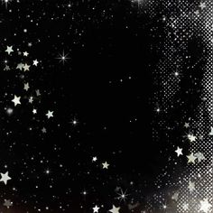 an abstract black and white background with stars