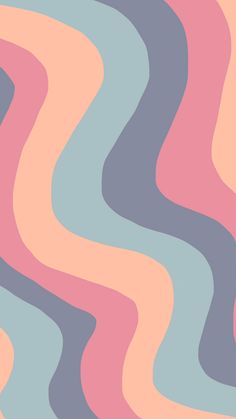 an abstract background with wavy lines in pastel colors