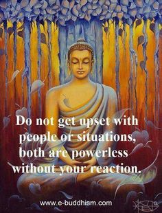 buddha quote about meditation with colorful background