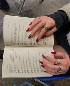 Leather Jacket Design, I'm With The Band, Like And Share, Book Girl, Jacket Design, Red Nails, Nails Inspiration