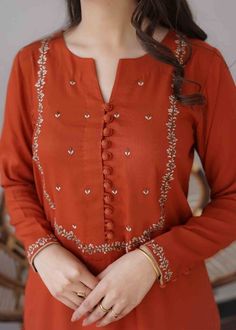 Turtle Neck Dresses, Crochet Loop, Kameez Design, Silk Kurti Designs, Silk Kurti, Salwar Designs, Cotton Kurti Designs