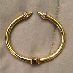 Authentic Missing A Couple Tiny Stones But Hardly Noticeable Womens Jewelry Bracelets, A Couple, Gold Bracelet, Women Jewelry, Bracelet, Stone, Gold, Women Shopping, Color