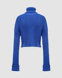 Details: Long-sleeve sweater with high collar designTop Length: CroppedSleeve Length: Long SleevesMaterials:95% Polyester + 5% Spandex Turtle Neck Jumper, Collar Designs, Maxi Dresses Casual, Crop Top Blouse, Knitwear Cardigan, Cardigan Jacket, High Collar, Long Sleeve Sweater, Shirt Blouses