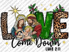 the birth of jesus and mary in leopard print