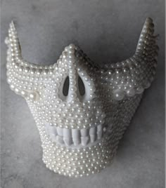 Festival Masks, Mirror Mask, Pearl Costume, Bling Ideas, Hot Halloween Outfits, Rhinestone Projects, Mask Masquerade, Skull Mask, Halloween Inspo