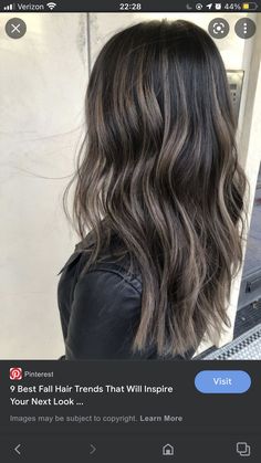 Hair Ash Brown, Rambut Brunette, Ash Brown Hair, Brown Hair Inspo