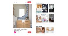 an image of a web page for interior design and decorating blogs on the homepage