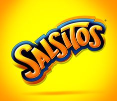 the logo for sanitos is shown on an orange and yellow background with blue lettering