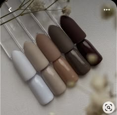 Fall Almond Nails, Unique Manicure, Fingernails Painted, Manicure Nail Designs, Lipstick Kit, Nail Patterns, Hair Skin Nails