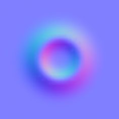 an image of a blue and pink circle on a light purple background with the center in the middle