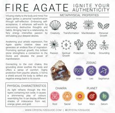 Fire Agate Crystal, Agate Stone Meaning, Agate Meaning, Energy Healing Spirituality, Crystals Healing Properties, Orange Crystals, Spiritual Protection