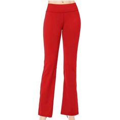 Bright Red Flare Pants, Never Worn Didn’t Fit Me Right. Last Photo Is A White Pair I Bought That Fit Better Than The Red. Red Flare Leggings, Red Flare Pants, Flare Yoga Pants, Red Flare, Flare Leggings, Flare Pants, Bright Red, Lady In Red, Pants Leggings