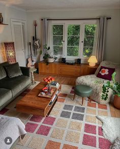 the living room is clean and ready for guests to come home with some fun things