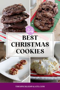 Looking for the perfect cookie for the Christmas season? Look no farther than this list of festive of more than 20 cookies! #EasyEntertaining #Christmas #SpeckledPalate Easy Christmas Cookies Recipes, Holiday Baking Cookies, Easy Christmas Cookies, Christmas Cookies Recipes, Chocolate Marshmallow Cookies, Recipes Holiday, Easy Christmas Cookie Recipes, Christmas Cookie Recipes, Toffee Cookies