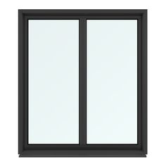 an open sliding glass door on a white background