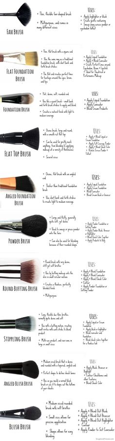 Face Brush Guide and Cheat Sheet! Right now I'm definitely recommending the Nars Foundation Brush! It's been my favorite face brush of October! Make Up Tricks, Make Up Primer, Makeup Brush Uses, Brush Guide, Makeup Brushes Guide, Makeup Face Charts, Makeup Guide