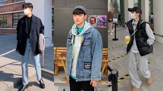 korean brunch outfit men Sweater Jacket Outfits, Trendy Street Style Outfits, Outfit Ideas Baggy, Dark Fairycore Outfits, Korean Winter Outfits, Korean Street Fashion Men, Formal Attire For Men, Sweater Outfits Men, Korean Mens Fashion