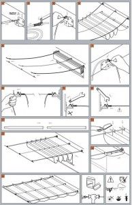 the instructions for how to make a boat out of wood and metal, with pictures on it