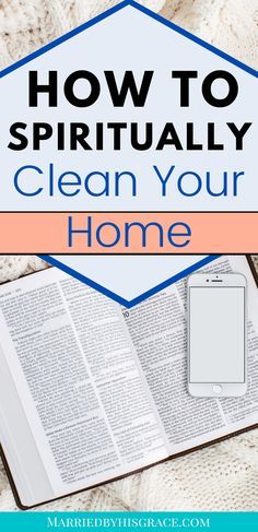 an open book with the title how to virtually clean your home on top of it