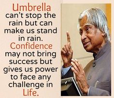 an old man with white hair is holding his hand up in front of him and the words umbrella can't stop the rain but can make us stand in rain