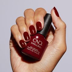 CND - Shellac Xpress5 Combo - Base, Top & Bordeaux Babe (0.25 oz) - Gel Polish - Nail Polish at Beyond Polish Couture, Bordeaux, Shellac Red Colours, Cnd Shellac Colors Winter, Shellac Colours, Cnd Shellac Colors, Cnd Shellac Nails, Shellac Colors, Cnd Nails