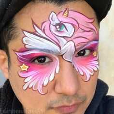 Face Painting Unicorn, Painting Unicorn, Festival Face Paint, Festival Face, Kids Face Paint, Face Paintings, Painted Pony