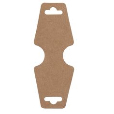 a piece of cardboard with a hole cut out into the shape of a bottle opener