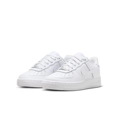 Zapatillas casual de niños Air Force 1 LE BG Nike Baskets Nike Air Force 1, Nile Shoes, Nike Air Force Bota, Nike Air Force Infantil, Nike Air Force 1 Kids Size 2, Zapatillas Air Force, Air Force Nike, Air Force 1 White Background, Zapatillas Air