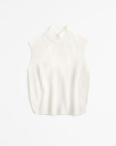 Women's Sleeveless Turtleneck Sweater | Women's Tops | Abercrombie.com Sleeveless Turtleneck Sweater, Sleeveless Turtleneck Sweaters, Female Style, Sweater Cream, Ladies Turtleneck Sweaters, Sleeveless Turtleneck, Bright Spring, Sweater Women's, American Clothing