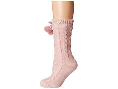 UGG Pom Pom Fleece Lined Crew Sock - Women's Crew Cut Socks Shoes : Seashell Pink : Add cozy charm to your wardrobe with this plush sock. Soft cable knit sock lined with fleece for added comfort. Pom pom details the top of these cute crew socks. 90% acrylic, 7% polyester, 3% spandex; Fleece: 100% polyester. Machine wash cold and hang to dry. Imported. Seashell Pink, Cable Knit Socks, Socks Shoes, Crew Cut, Cozy Socks, Crew Sock, Crew Cuts, Winter Accessories, Free Clothes