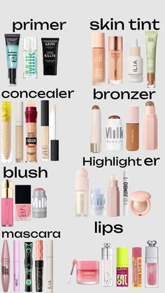 Good Makeup Products For Teens, Light Makeup Products, Good Eyelashes, Obličejové Masky, Kuas Makeup, Membentuk Alis, Preppy Makeup, Dag Make Up, Ideas De Maquillaje Natural