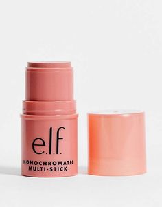 e.l.f. Monochromatic Multi Stick - Glistening Peach  £6.00£6.00 Elf Blush, Makeup Stick, Peach Blush, Autumn 2023, Body Makeup, Peach Orange, Powder Makeup