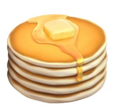 a stack of pancakes with butter on top