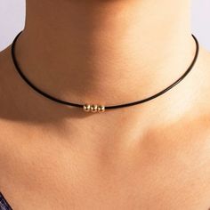 Golden Bead Necklace Black String Bundle 2 Or More And Save 30% . Send Me A Message If You Want To Bundle More Products. :) Black String Necklace, String Necklace, Rectangle Necklace, Necklace Black, Bead Designs, Send Me, Bead Necklace, Womens Jewelry Necklace, Jewelry Accessories