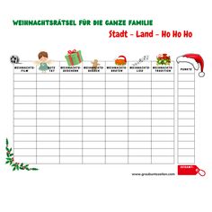 a printable christmas list for families with santa's sleigh and presents