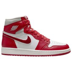 Jordan Retro 1 High OG | Foot Locker Air Jordan 1 Women, Air Jordans Women, Red Details, Jordan Retro 1, Nike Swoosh Logo, Womens Air Jordans, Iron Ore, Jordan 1 High Og, Retro 1