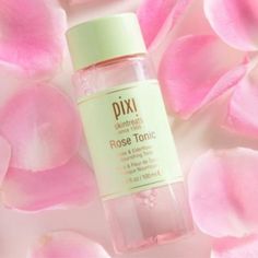 Pixi Rose Tonic Toner Full Size 100 Ml / 3.4 Fl Oz New Never Used Nwt Nib Naturally Soothing And Rich In Nutrients, This Tonic Helps To Tone, Balance Ph, Minimize Redness And Calm Skin. Rehydrates, Replenishes And Refreshes Rose Hydrosol Based Toner That Hydrates And Neutralizes Skin. Normalizes Hydration Levels And Gently Removes Any Impurities. Suited For All Skin Types Alcohol-Free Paraben-Free Not Tested On Animals Cosmetics Makeup Fashion Cocktail Jewelry Statement Lipstick Foundation Blush Pixi Skincare, Balance Ph, Pixi Skintreats, Pixi Glow Tonic, Rose Hydrosol, Glow Tonic, Purple Acrylic Nails, Skin Care Toner Products, Pixi Beauty