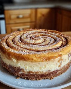 Indulge in a creamy Cinnamon Roll Honeybun Cheesecake, blending sweet cinnamon swirls and honey-kissed flavors for a dessert delight! #DessertDream #CinnamonLovers #CheesecakeHeaven #BakingJoy Cinnamon Honeybun Cheesecake, Cinnamon Honey Bun Cheesecake, Honey Bun Cheesecake, Honeybun Cheesecake, Cinnamon Roll Cheesecake Recipes, Fluffy Desserts, Cinnamon Swirls, Cinnamon Roll Cheesecake, Chocolate Whoopie Pies