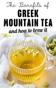 a mug of greek mountain tea Tea For Cough, Sore Throat Tea, Greek Mountains, Bedtime Tea, Tea Before Bed, Tea Drink Recipes, Best Herbal Tea, Sleep Tea, Cinnamon Tea