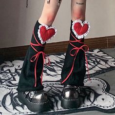 Color: BlackMaterial: Knitting Y2k Socks, Oc Inspo, Outfit Design, Oc Ideas, Really Cute Outfits, Lolita Dress, Gothic Lolita, Gas Station, Leg Warmers