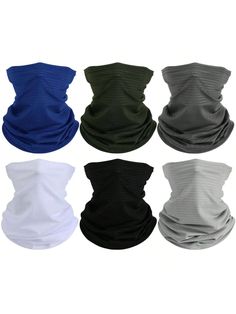 Package content: you will receive 6 pieces of summer UV protection neck gaiters, enough quantity for your daily use, you can share them with your family and friendsNice design: each summer bandana face cover measures 25 x 42 cm/ 9.8 x 16.5 inch, one size fits most and edge seams adopted lock edge will not unravel easily, not too tight or too loose, breathable and keep your nose and mouth cleanHigh performance: our neck gaiter is made of elastic soft and breathable fabric for a nice moisture wick Men's Neck Gaiters, Summer Face Mask, Summer Bandana, Bandanas Men, Mask For Men, Neck Gaiters, Summer Scarves, Face Covering, Scarf Men