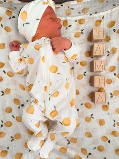 newborn baby posed with wooden baby blocks from Timberwood Designs Nursery, Baby Name, Personalized Baby, Newborn Baby